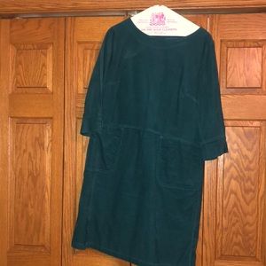 Boden Green Corduroy Dress - 10L